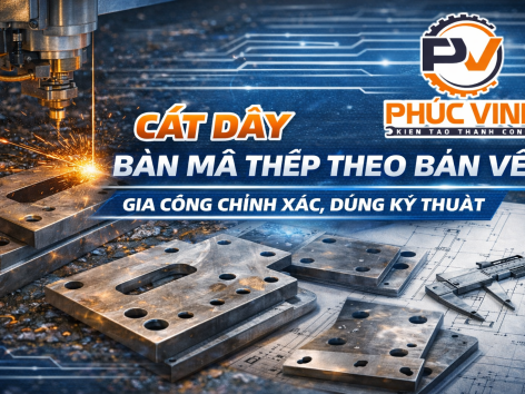 Cắt dây bản mã thép theo bản vẽ là gì?