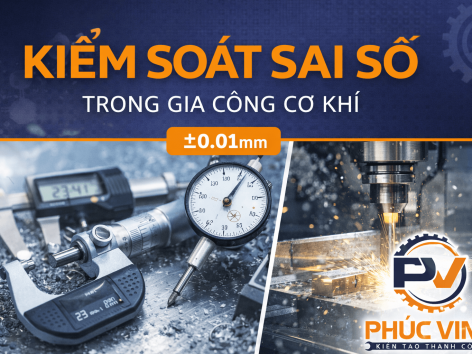 Sai số trong gia công cơ khí và cách kiểm soát hiệu quả