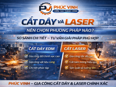Cắt Dây Và Cắt Laser – Nên Chọn Phương Pháp Nào?